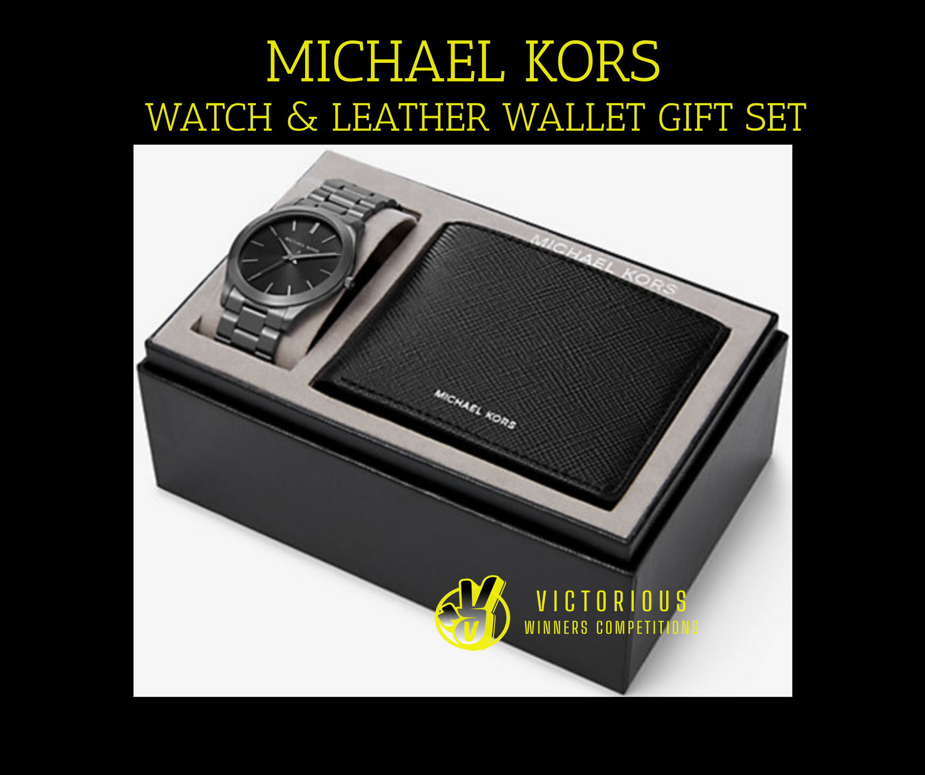 Michael kors watch and wallet set hotsell
